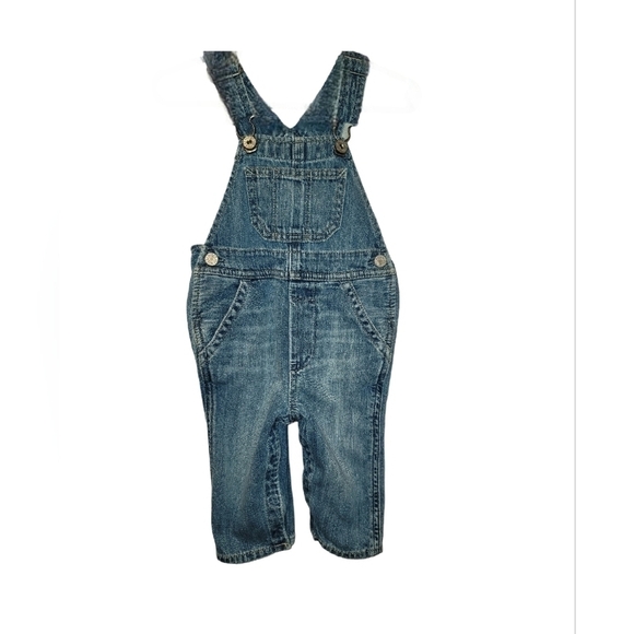 Baby Gap Denim Overalls - Picture 2 of 8